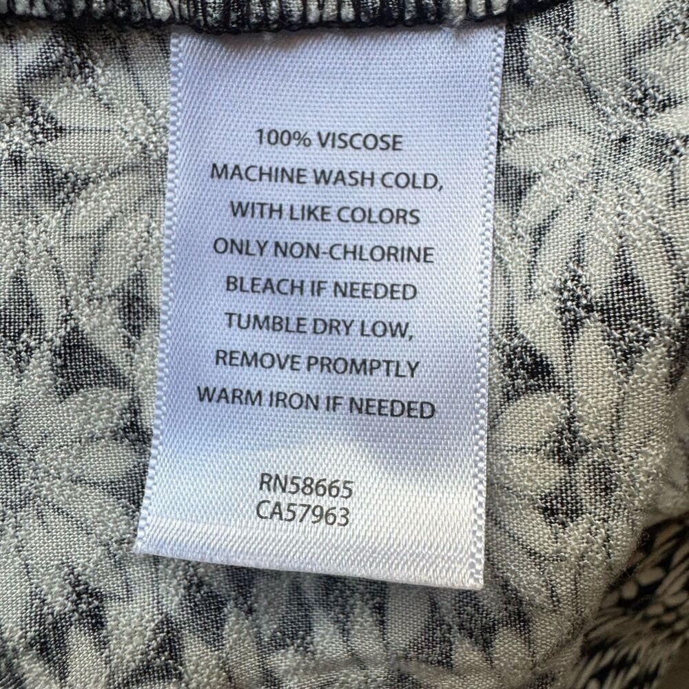 Treasure & Bond Boho Smocked Stretch Sz L Midi Dress Coastal Cottagecore Modest - Picture 11 of 16